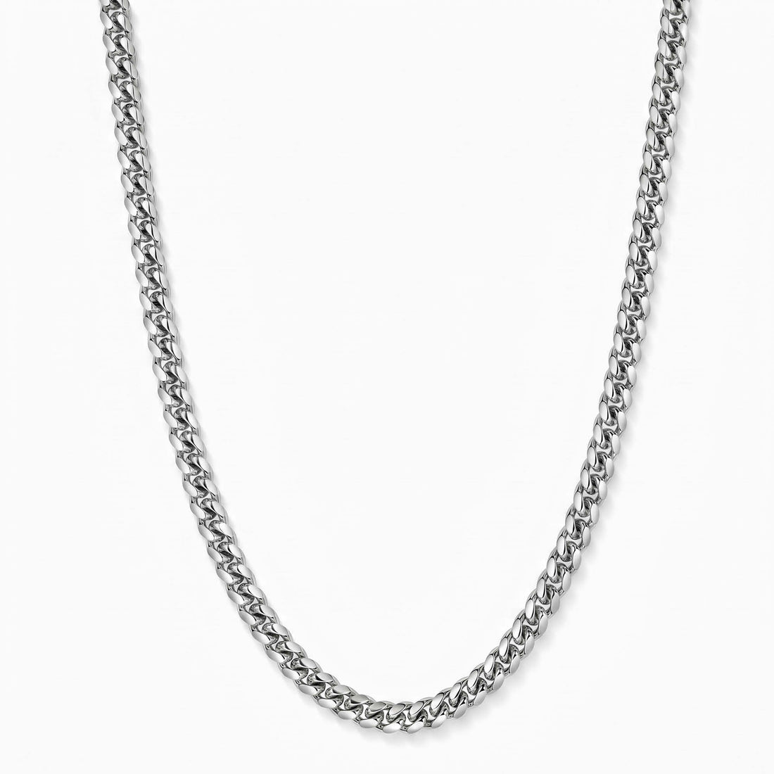 Silver Cuban Link Chain - 4mm