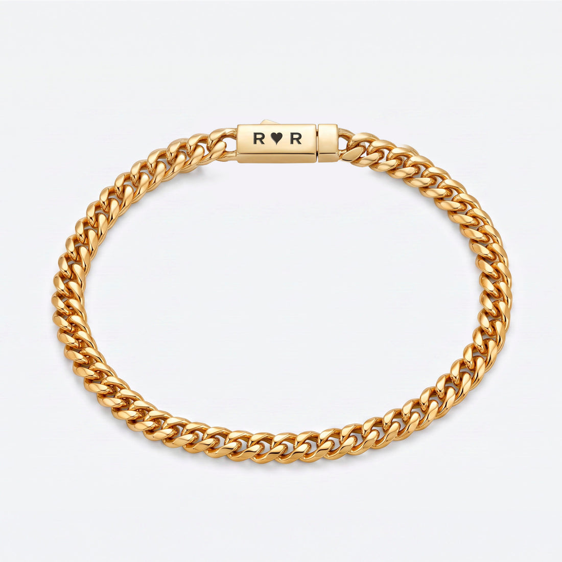 Gold Cuban Link Bracelet - 5mm | Engravd Co | Personalised Jewellery | Bracelets, Necklaces, Cufflinks, Hip Flasks