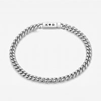 Silver Cuban Link Bracelet - 5mm | Engravd Co | Personalised Jewellery | Bracelets, Necklaces, Cufflinks, Hip Flasks