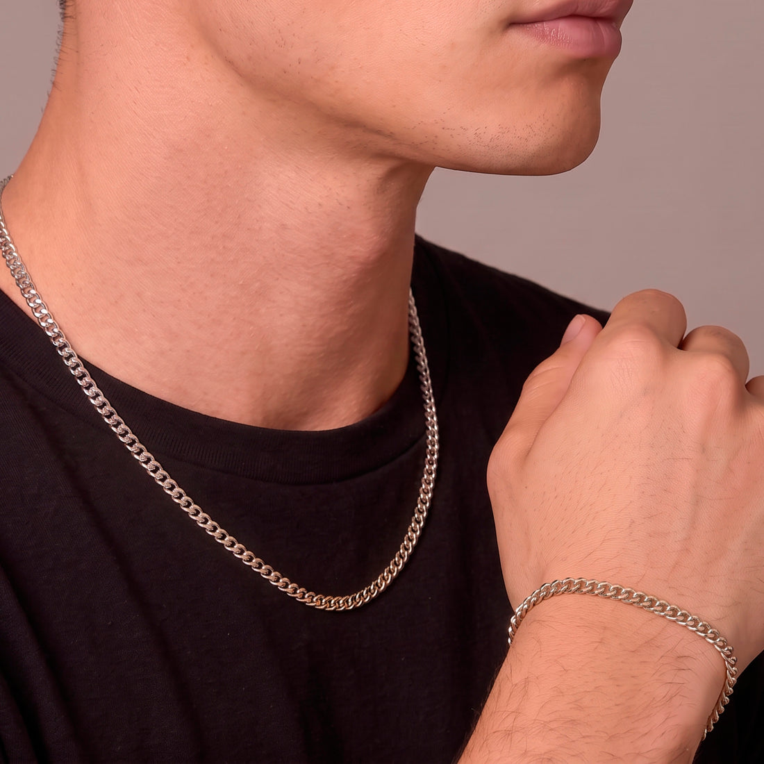 Silver Cuban Link Bracelet - 5mm | Engravd Co | Personalised Jewellery | Bracelets, Necklaces, Cufflinks, Hip Flasks