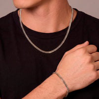 Silver Cuban Link Bracelet - 5mm | Engravd Co | Personalised Jewellery | Bracelets, Necklaces, Cufflinks, Hip Flasks