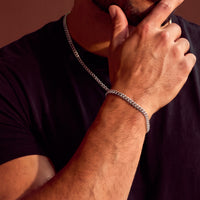 Silver Cuban Link Bracelet - 5mm | Engravd Co | Personalised Jewellery | Bracelets, Necklaces, Cufflinks, Hip Flasks