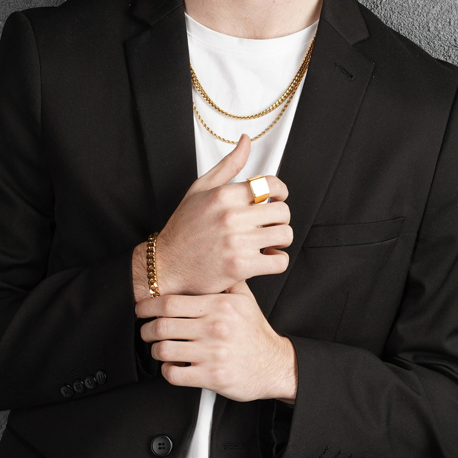 Gold Rope Chain - 3mm | Engravd Co | Personalised Jewellery | Bracelets, Necklaces, Cufflinks, Hip Flasks