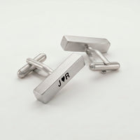 Engravd Solid Cuboid Cuff link set