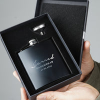 Engravd Hip Flask - Name/Title/Date | Engravd Co | Personalised Jewellery | Bracelets, Necklaces, Cufflinks, Hip Flasks