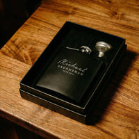 Engravd Hip Flask - Name/Title/Date