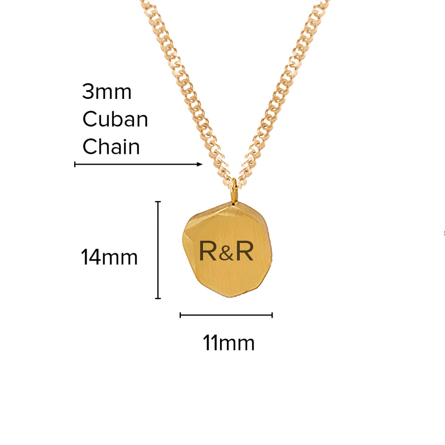 Gold Luca Necklace | Engravd Co | Personalised Jewellery | Bracelets, Necklaces, Cufflinks, Hip Flasks