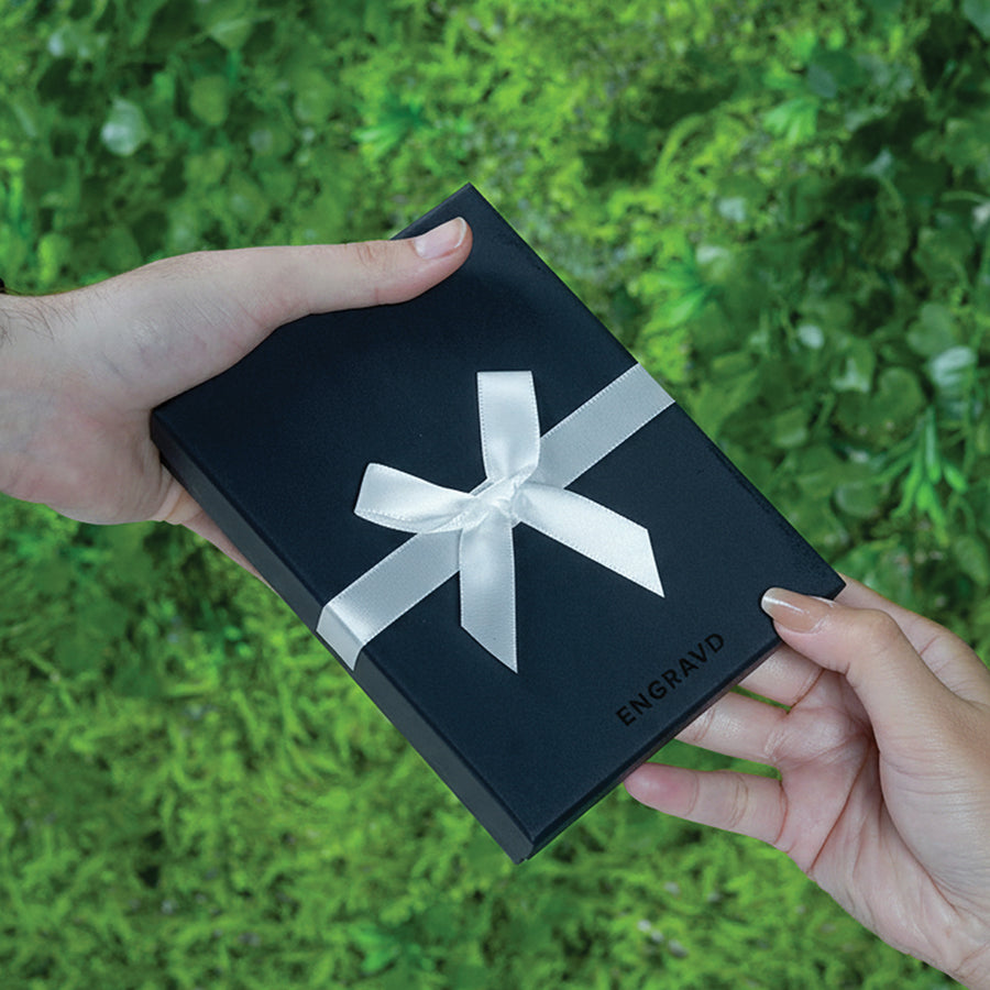 Engravd Matte Black Premium Hip Flask - Personalised Initials | Engravd Co | Personalised Jewellery | Bracelets, Necklaces, Cufflinks, Hip Flasks