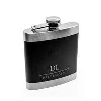 Premium Two-Tone Steel Hip Flask and Gift box | Engravd Co | Personalised Jewellery | Bracelets, Necklaces, Cufflinks, Hip Flasks