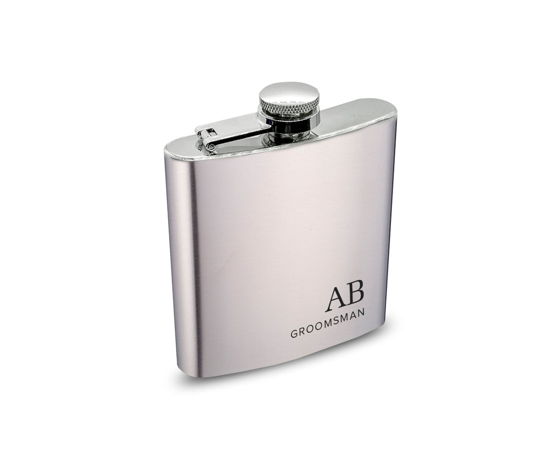 Premium Stainless Steel Hip Flask and Gift box | Engravd Co | Personalised Jewellery | Bracelets, Necklaces, Cufflinks, Hip Flasks