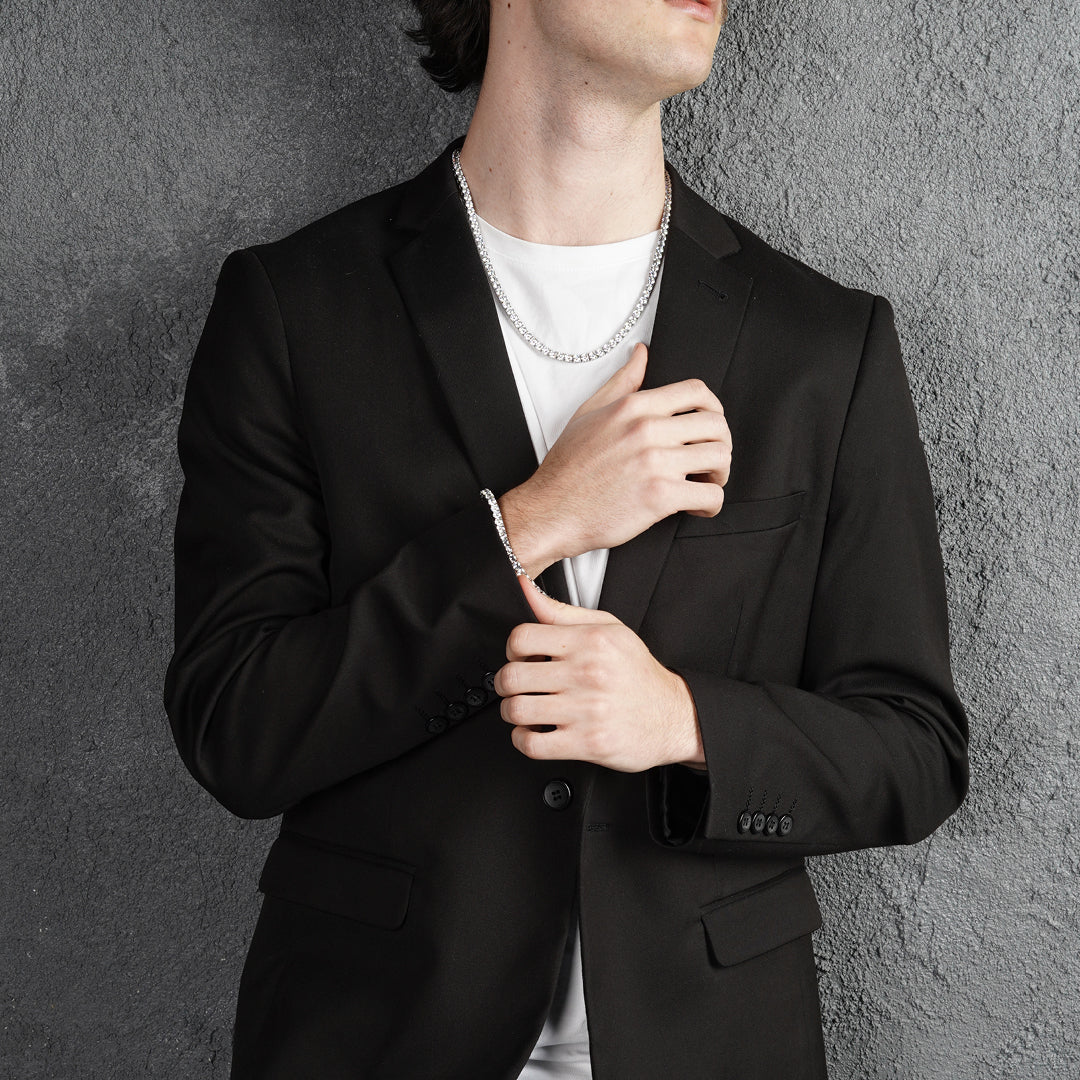 Silver Tennis Chain - 5mm | Engravd Co | Personalised Jewellery | Bracelets, Necklaces, Cufflinks, Hip Flasks