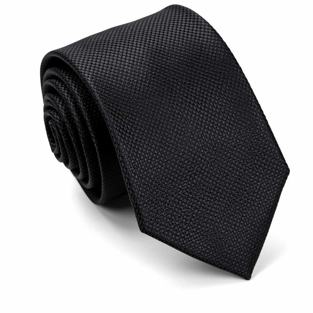 Black Midnight Tie | Engravd Co | Personalised Jewellery | Bracelets, Necklaces, Cufflinks, Hip Flasks