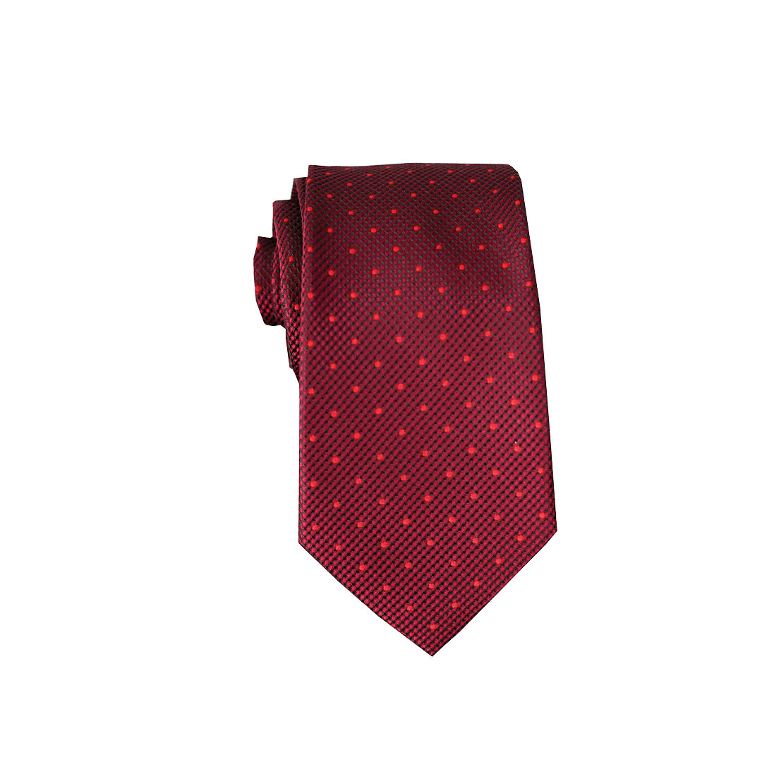 Scarlet Spot Tie | Engravd Co | Personalised Jewellery | Bracelets, Necklaces, Cufflinks, Hip Flasks