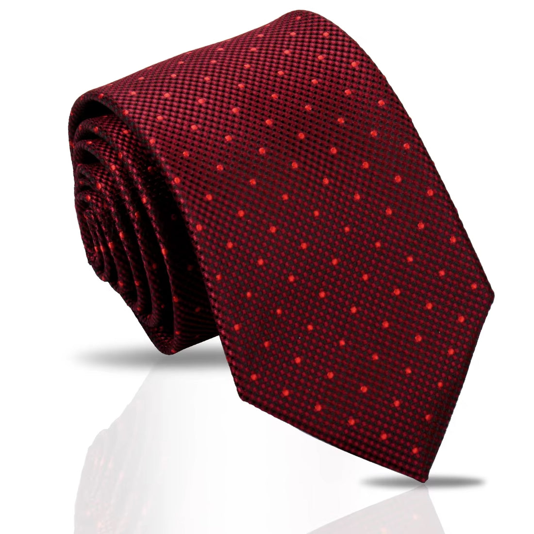 Scarlet Spot Tie | Engravd Co | Personalised Jewellery | Bracelets, Necklaces, Cufflinks, Hip Flasks