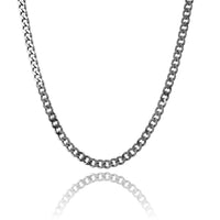 Silver Cuban Link Chain - 5mm | Engravd Co | Personalised Jewellery | Bracelets, Necklaces, Cufflinks, Hip Flasks