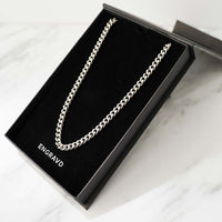 Stainless Steel Chain | Engravd | Personalised Jewellery | Bracelets, Necklaces, Cufflinks, Hip Flasks
