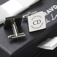ENGRAVD CUFF LINK SET | Engravd Co | Personalised Jewellery | Bracelets, Necklaces, Cufflinks, Hip Flasks