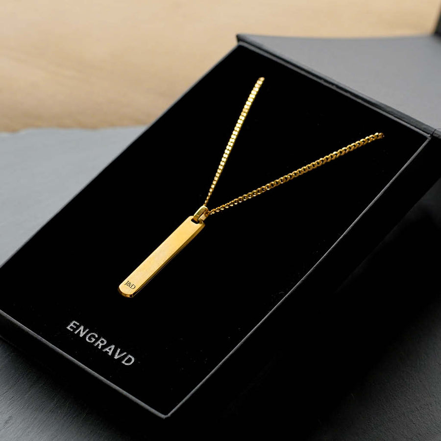 Gold Theo Necklace | Engravd Co | Personalised Jewellery | Bracelets, Necklaces, Cufflinks, Hip Flasks