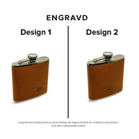 Engravd Hip Flask set: Design 1 | Engravd Co | Personalised Jewellery | Bracelets, Necklaces, Cufflinks, Hip Flasks