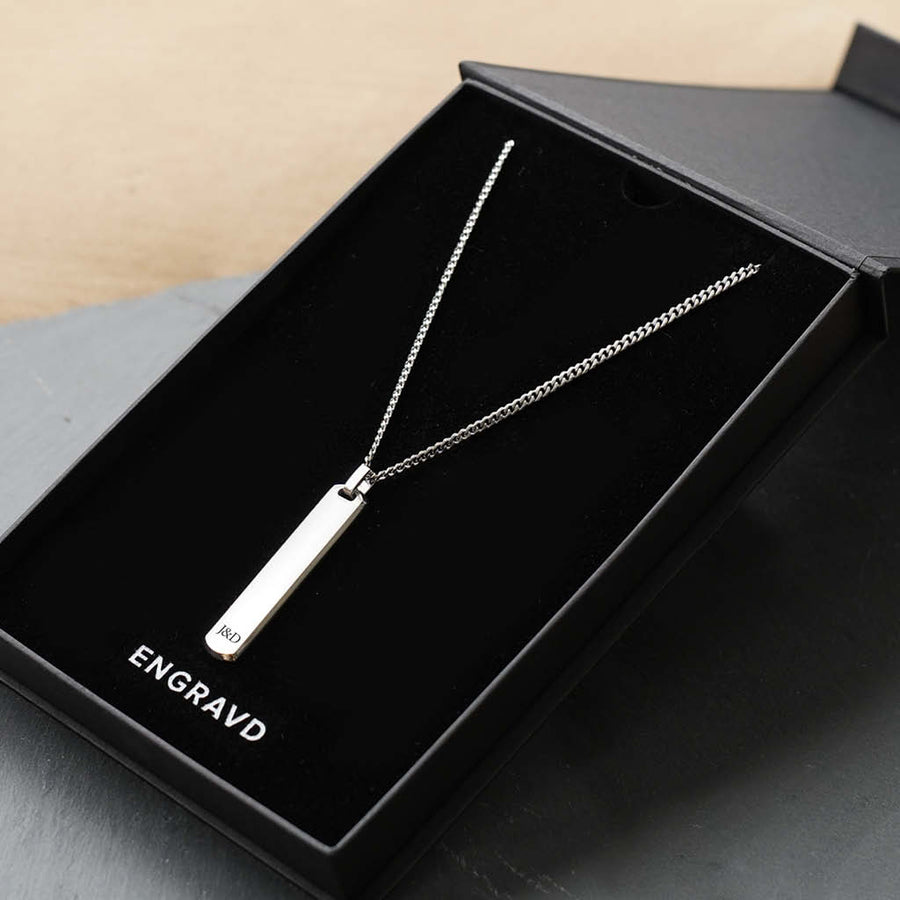 Silver Theo Necklace | Engravd Co | Personalised Jewellery | Bracelets, Necklaces, Cufflinks, Hip Flasks