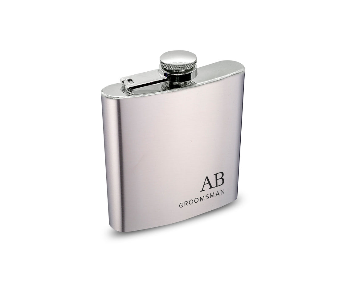 Engravd Hip Flask set: Design 1 | Engravd Co | Personalised Jewellery | Bracelets, Necklaces, Cufflinks, Hip Flasks